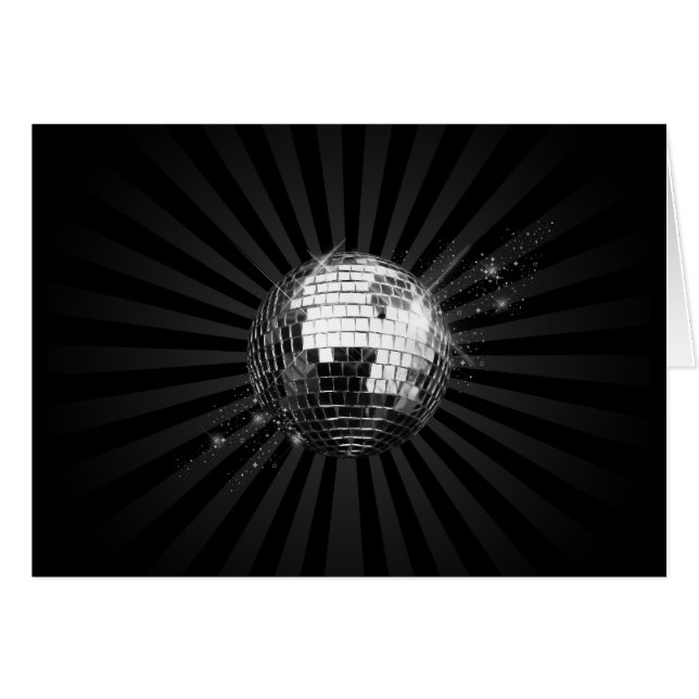 Mirror Disco Ball on Black (Vorderseite (Horizontal))