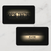 Mirror-Effekt Moderne futuristische Visitenkarte (Vorne/Hinten)