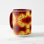Mirror Fire Gods Tasse (Vorderseite Links)