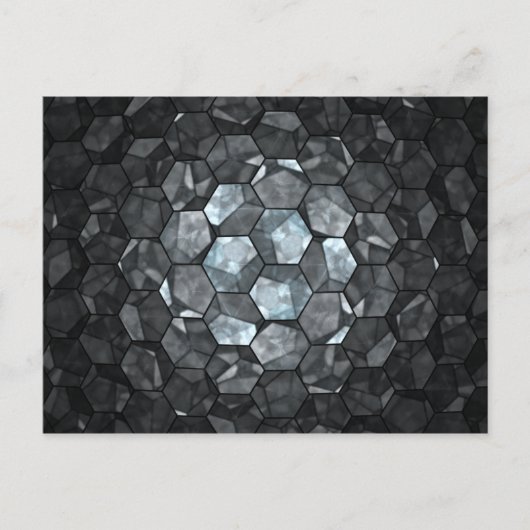 Mirror Fraktal Postcard Postkarte (Vorderseite)