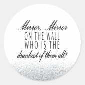 Mirror Funny Sticker (Vorderseite)