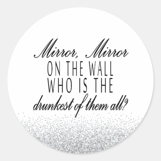 Mirror Funny Sticker (Vorderseite)