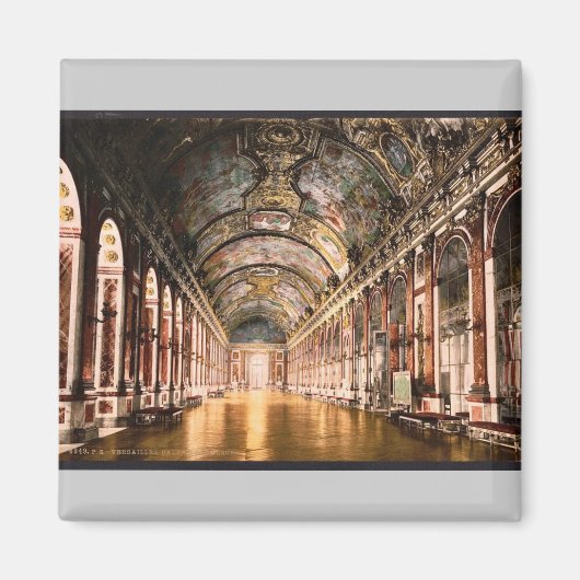 Mirror Gallery, Versailles, Frankreich Vintag Pho Magnet (Vorne)