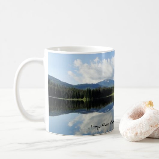 Mirror Image Coffee Cup Kaffeetasse (Mit Donut)