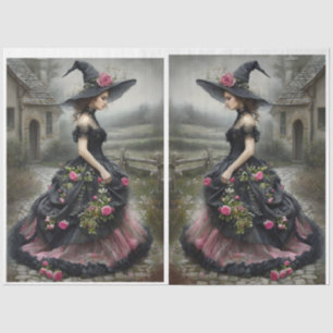 Mirror-Image Willow Witlow Tissue Paper Seidenpapier