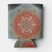 Mirror Labrador Mandala 56 Dosenkühler (Vorderseite)