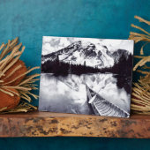 Mirror Lake and Mountains Plaque Fotoplatte (Seite)