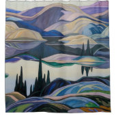 Mirror Lake | Franklin Carmichael | Duschvorhang (Vorderseite)