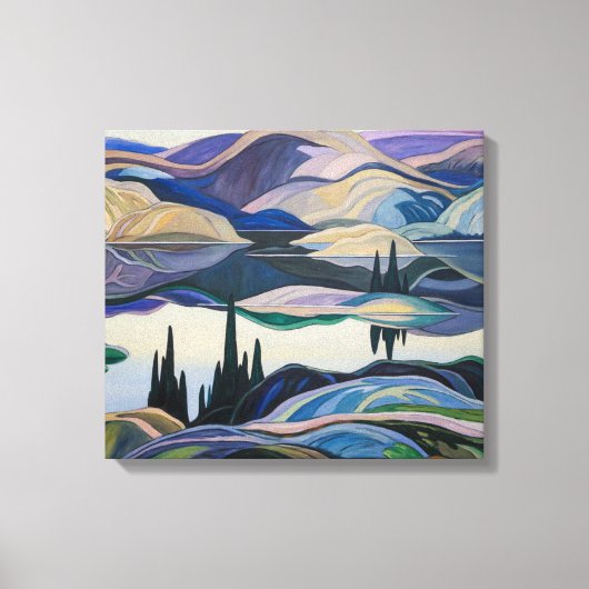 Mirror Lake | Franklin Carmichael | Leinwanddruck (Vorderseite)