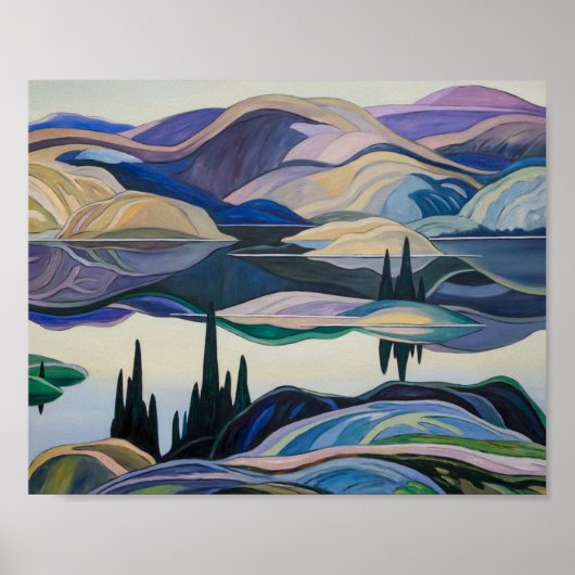 Mirror Lake | Franklin Carmichael | Poster (Vorne)