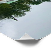 Mirror Lake Morning Poster (Ecke)