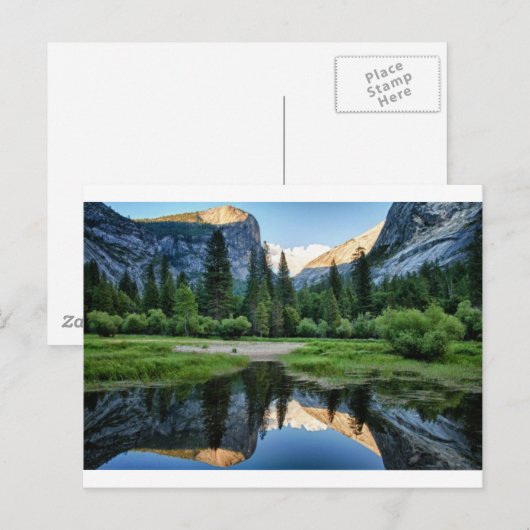 Mirror Lake Postkarte (Vorne/Hinten)