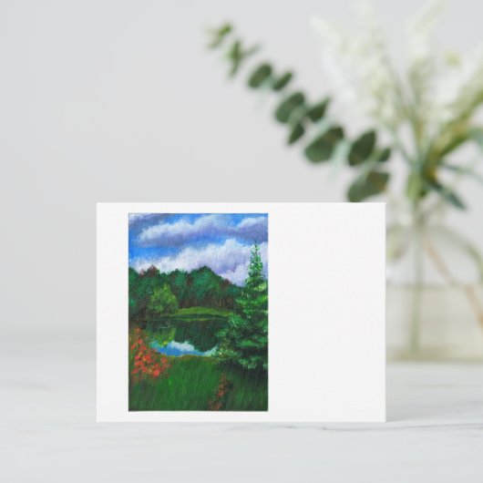 Mirror Lake Postkarte (Stehend Vorderseite)