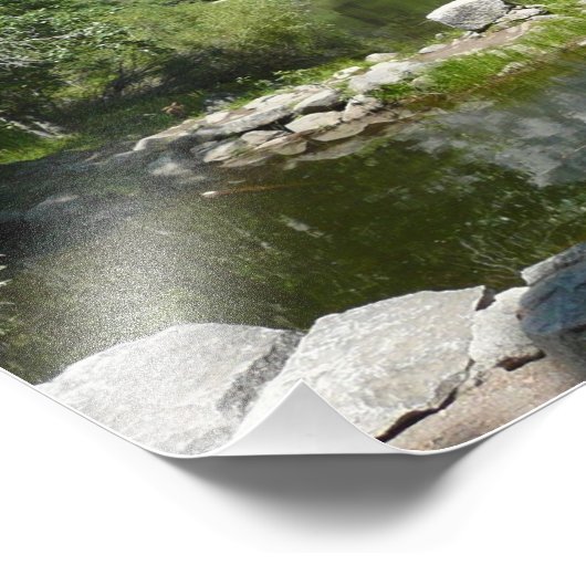 Mirror Lake View im Yosemite Nationalpark Fotodruck (Ecke)