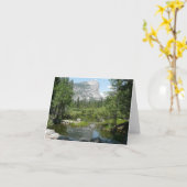 Mirror Lake View im Yosemite Nationalpark Karte (Gelbe Blume)