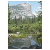 Mirror Lake View im Yosemite Nationalpark Klemmbrett (Rückseite)
