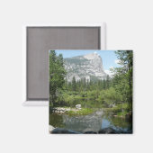 Mirror Lake View im Yosemite Nationalpark Magnet (Vorderseite/Rückseite)