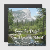 Mirror Lake View im Yosemite Nationalpark Magnetkarte (Vorne/Hinten)