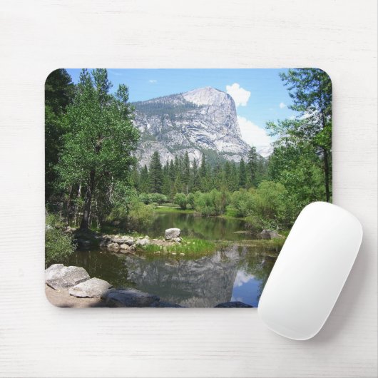 Mirror Lake View im Yosemite Nationalpark Mousepad (Mit Mouse)