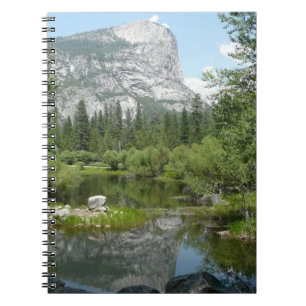Mirror Lake View im Yosemite Nationalpark Notizblock