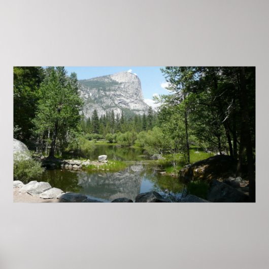 Mirror Lake View im Yosemite Nationalpark Poster (Vorne)