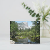 Mirror Lake View im Yosemite Nationalpark Postkarte (Stehend Vorderseite)