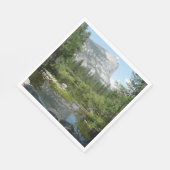 Mirror Lake View im Yosemite Nationalpark Serviette (Ecke)