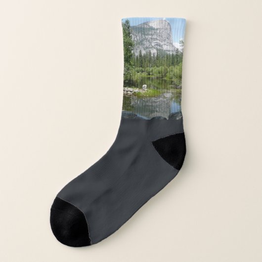 Mirror Lake View im Yosemite Nationalpark Socken (Links - Außen)