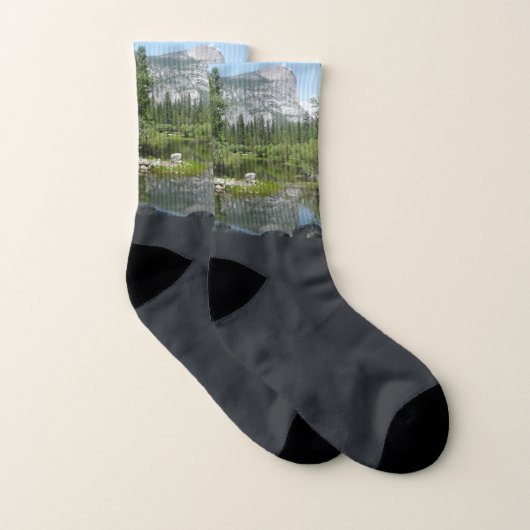 Mirror Lake View im Yosemite Nationalpark Socken (Paar)