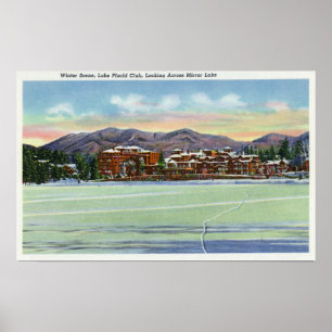 Mirror Lake View of the Lake Placid Club Poster