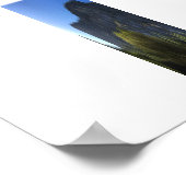 Mirror Lake Yosemite Panorama-Farbfotografie Poster (Ecke)