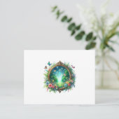mirror magical letter postkarte (Stehend Vorderseite)