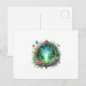 mirror magical letter postkarte (Vorne/Hinten)