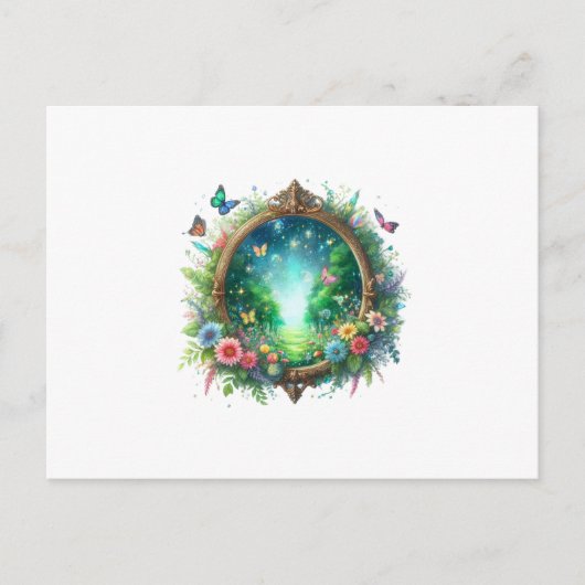 mirror magical letter postkarte (Vorderseite)