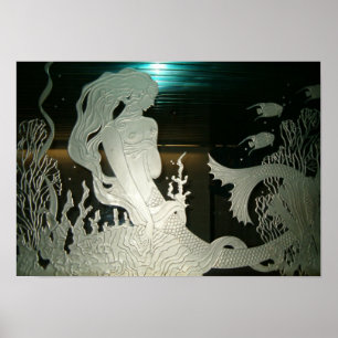 Mirror Mermaid Poster