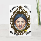 Mirror Mirror What Happened Funny Birthday Karte (Vorderseite)