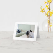 Mirror-Mops-Karte Karte (Gelbe Blume)