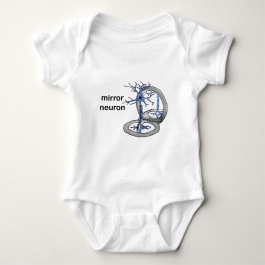 Mirror Neuron Baby Strampler (Vorderseite)