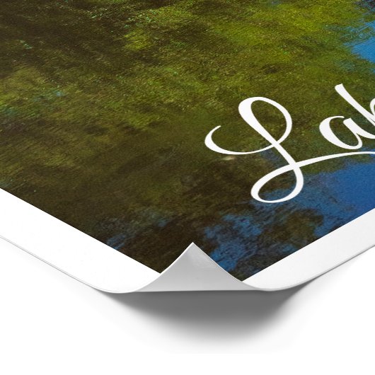 Mirror of the Forest: Lake Fulmor Poster (Ecke)