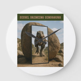 Mirror’s Last Stand Große Wanduhr