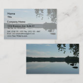 Mirror See nach Sonnenuntergang Visitenkarte (Vorne/Hinten)