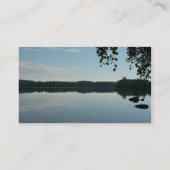 Mirror See nach Sonnenuntergang Visitenkarte (Rückseite)
