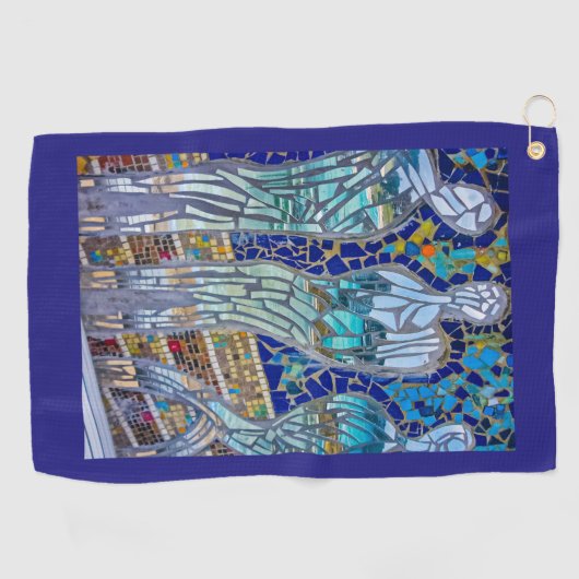 Mirror, Spiegel, sag mir... Golfhandtuch (Horizontal)