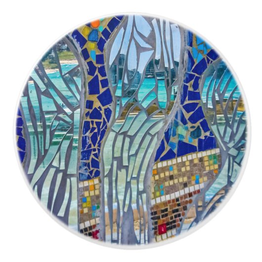 Mirror, Spiegel, sag mir... Keramikknauf (Vorderseite)