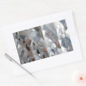 Mirror tiles White Temple, Chiang Rai Rechteckiger Aufkleber (Umschlag)