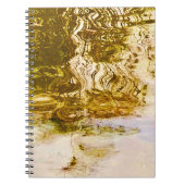 Mirror Water Gold Notebook Notizblock (Vorderseite)