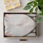 Mirrored Cherry Blossom Bird Bee Moth Decoupage Seidenpapier (Geschenk)