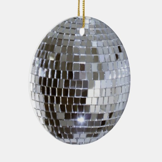 Mirrored Disco Ball 1 Keramikornament (Rechts)