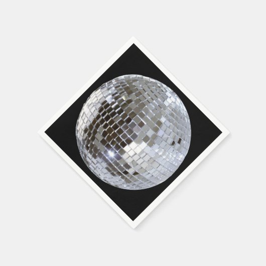 Mirrored Disco Ball 1 Serviette (Ecke)