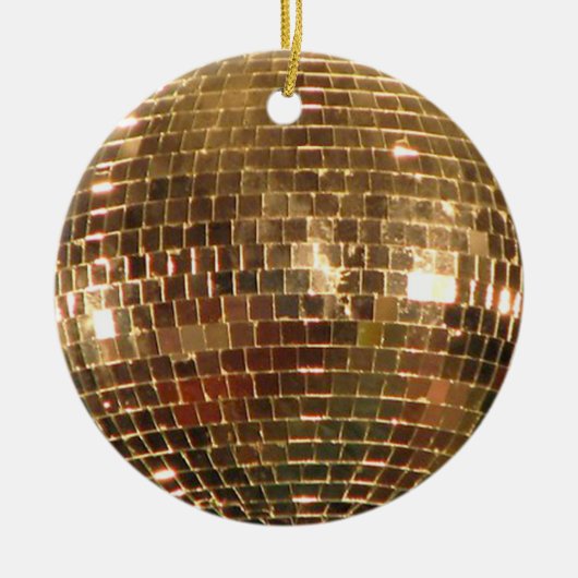 Mirrored Disco Ball 2 Keramik Ornament (Vorne)